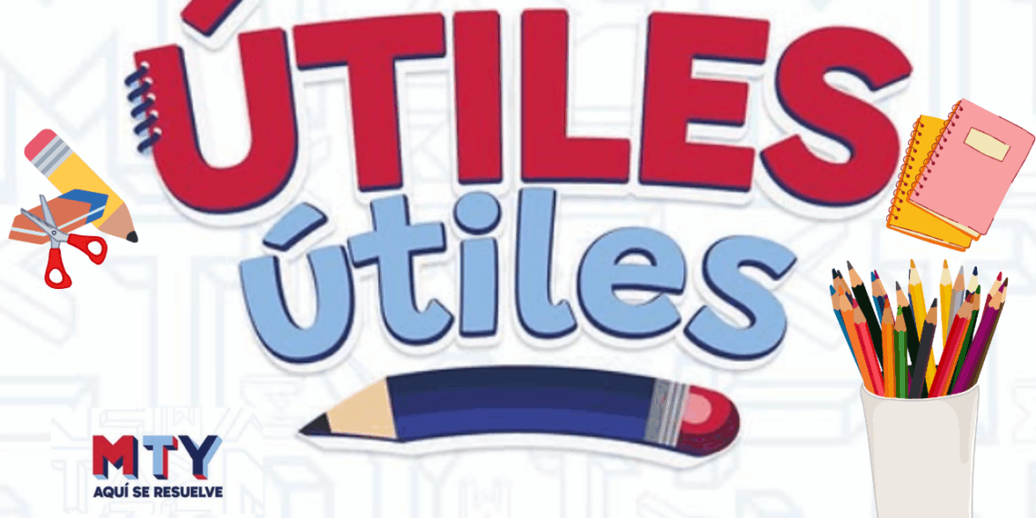 Gobierno de Monterrey dará útiles escolares gratis.