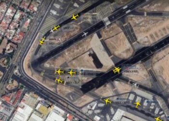 VIDEO Dos aviones estuvieron a punto de chocar en el AICM; esto fue lo que pasó 