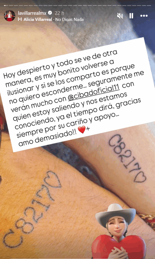 Alicia Villarreal presenta nuevo romance. 