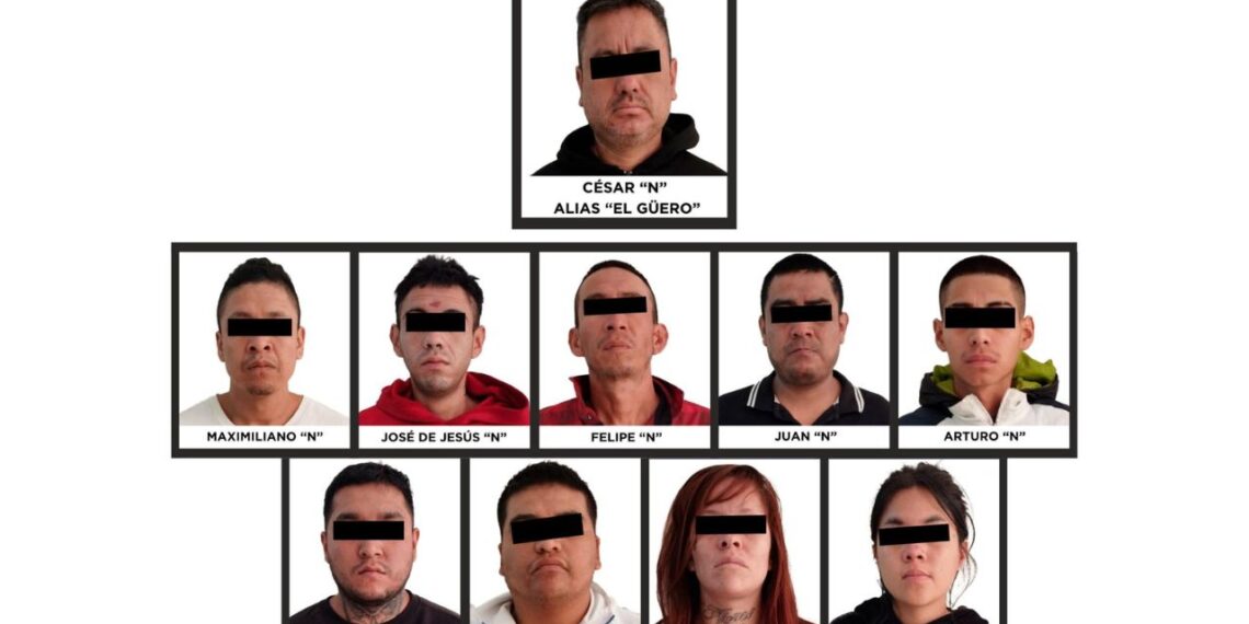 Detienen a 10 de la Familia Michoacana por ataque a Dulce, menor de 12 años, en Chalco