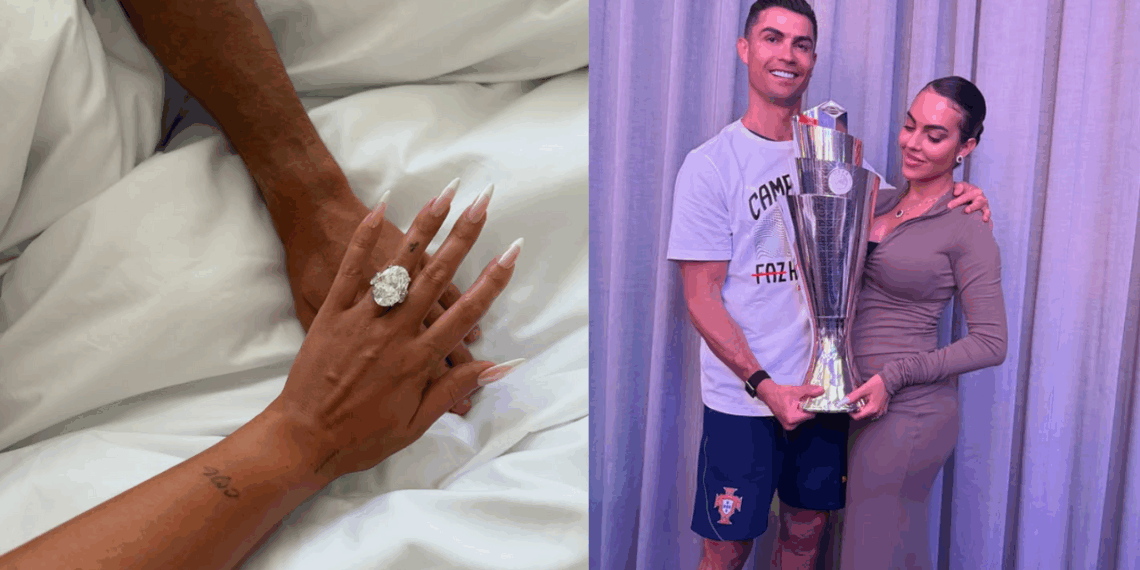 Cristiano Ronaldo le propone matrimonio a Georgina Rodríguez con impactante anillo