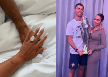 Cristiano Ronaldo le propone matrimonio a Georgina Rodríguez con impactante anillo