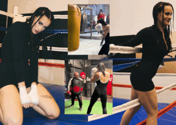 Así se prepara Gala Montes para su pelea contra Alana Flores.