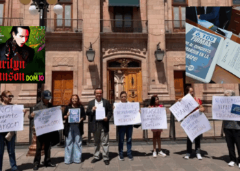 Juntan firmas de petición para la cancelación del concierto de Marilyn Manson en la Feria de San Luis Potosí