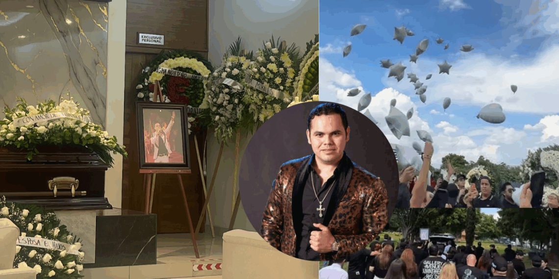 Emotiva despedida en el funeral de Ernesto Barajas, vocalista de Enigma Norteño