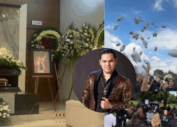 Emotiva despedida en el funeral de Ernesto Barajas, vocalista de Enigma Norteño