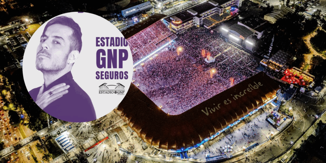 José Madero en el Estadio GNP Seguros.