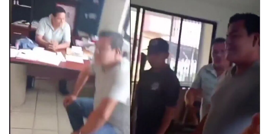 VIDEO: Escándalo en Pluma Hidalgo, Oaxaca: Alcalde y tesorero protagonizan capítulo de la Ley Herodes