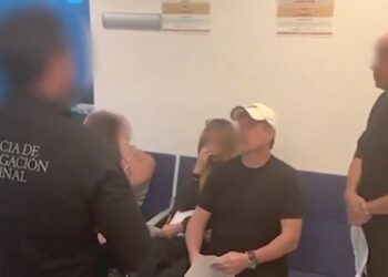 Difunden video del arresto de “Lord Pádel” en aeropuerto de Cancún