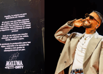 Maluma reanuda shows con protección para menores, lleva tapones de oídos en la Arena Monterrey tras polémica