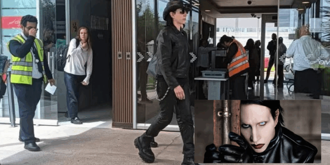 Marilyn Manson llega a San Luis Potosí.