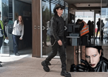 Marilyn Manson llega a San Luis Potosí.