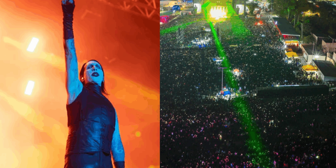 A pesar de las protestas, Marilyn Manson se presenta con gran éxito en la FENAPO