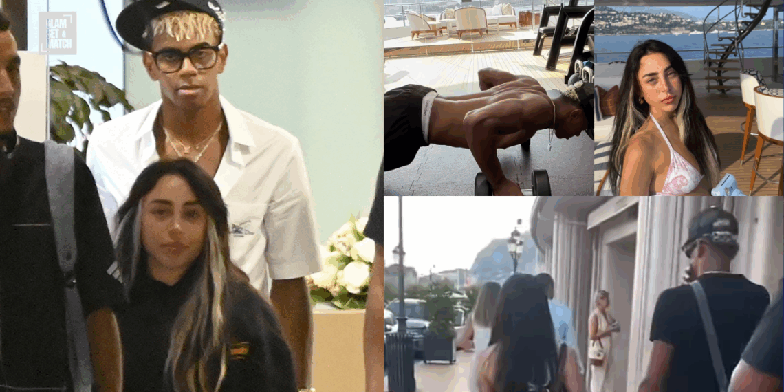 En redes sociales se han vuelto virales diferentes fotografías tomadas a Lamine Yamal y Nicki Nicole en Mónaco