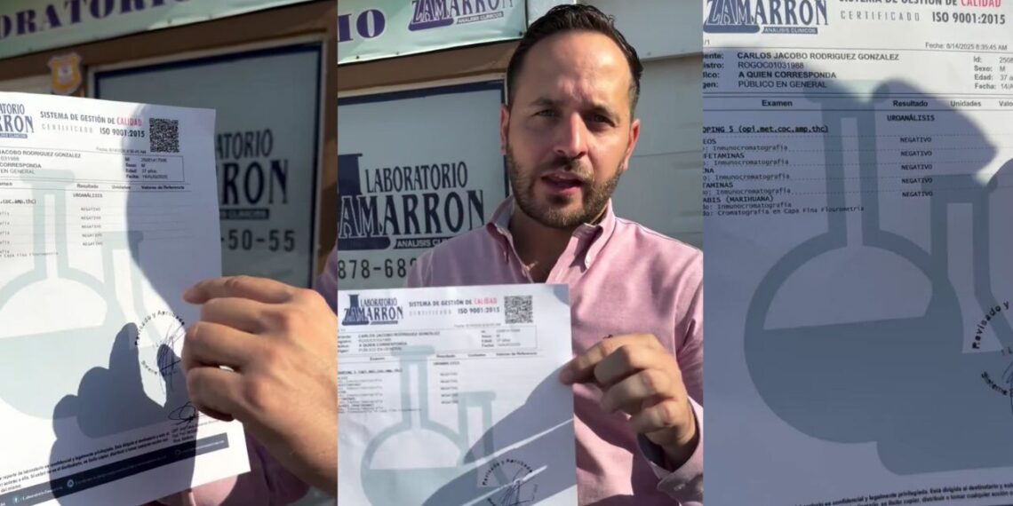 Jacobo Rodríguez, alcalde de Piedras Negras se somete a antidoping