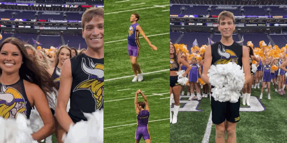 Minnesota Vikings genera controversia por incluir porristas masculinos