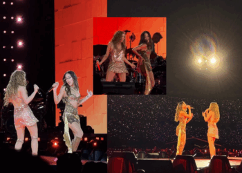 Shakira sorprende al invitar al escenario a Danna a cantar "Soltera" en Ciudad de México