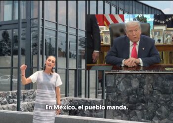 Sheinbaum responde a Trump: “En México, el pueblo manda"