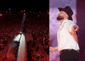 Concierto de Carín León en el Estadio Morelos.