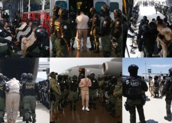 VIDEO: Así fue el traslado de “La Tuta”, “El Cuini” y “El Chavo Félix” de México a EU