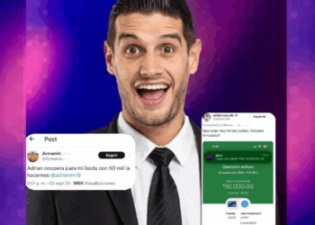 Adrián Marcelo regala 50 mil pesos a seguidor para pagar su boda