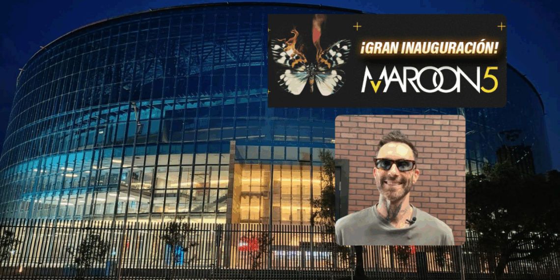 Maroon 5 será la agrupación encargada de inaugurar la Arena Guadalajara