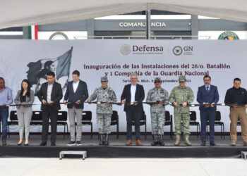 Gobierno de Michoacán inaugura cuartel de la Guardia Nacional