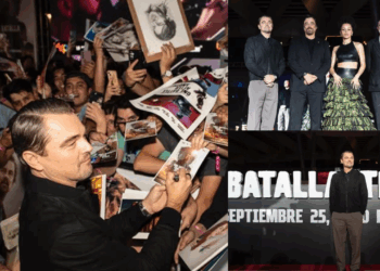 Leonardo DiCaprio conquista a México con la premiere de Una Batalla Tras Otra