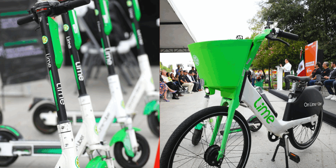 Arranca Lime en Guadalupe: Nuevo León apuesta por movilidad verde rumbo al Mundial 2026