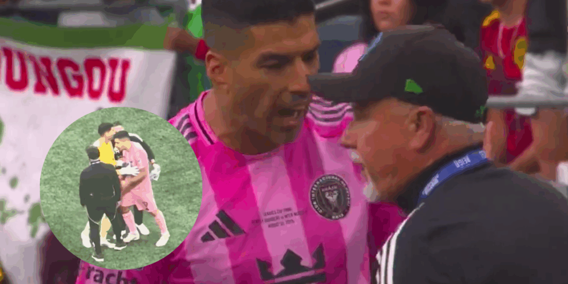 Luis Suárez escupe al cuerpo técnico del Seattle Sounders tras final de la Leagues Cup 2025