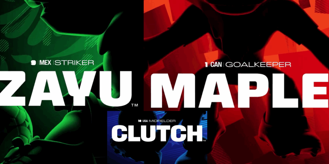 Maple, Zayu y Clutch: las mascotas que darán vida al Mundial 2026