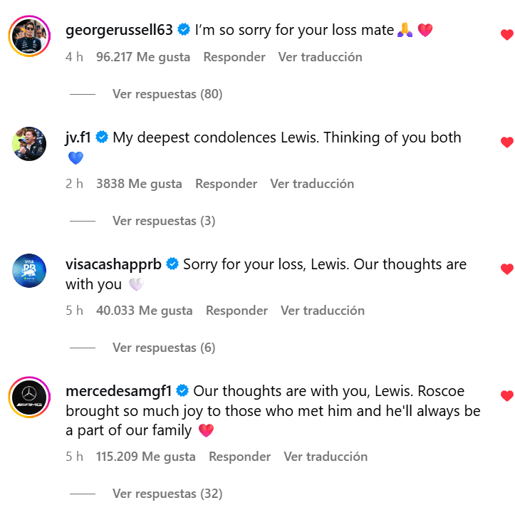 Pilotos lamentan el fallecimiento de Roscoe