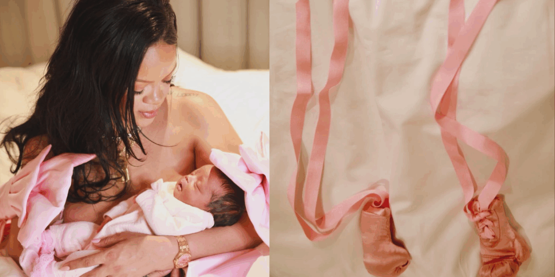 Rihanna anuncia el nacimiento de su hija.