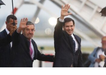 Marco Rubio, secretario de Estado de EU, arriba a México.