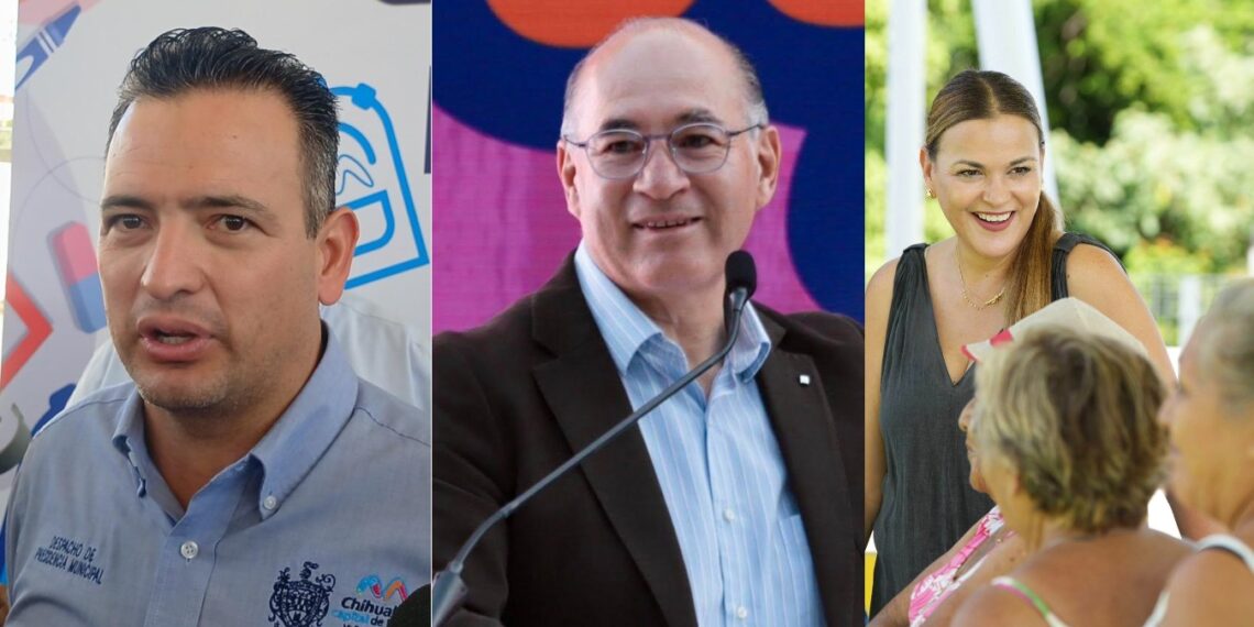 Marco Bonilla, Enrique Galindo y Cecilia Patrón