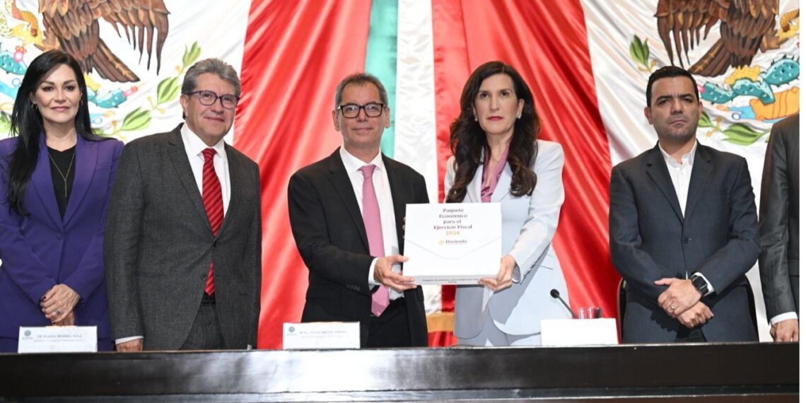 Hacienda entrega paquete económico 2026