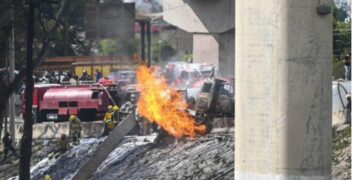 Explosión de pipa de gas en Iztapalapa