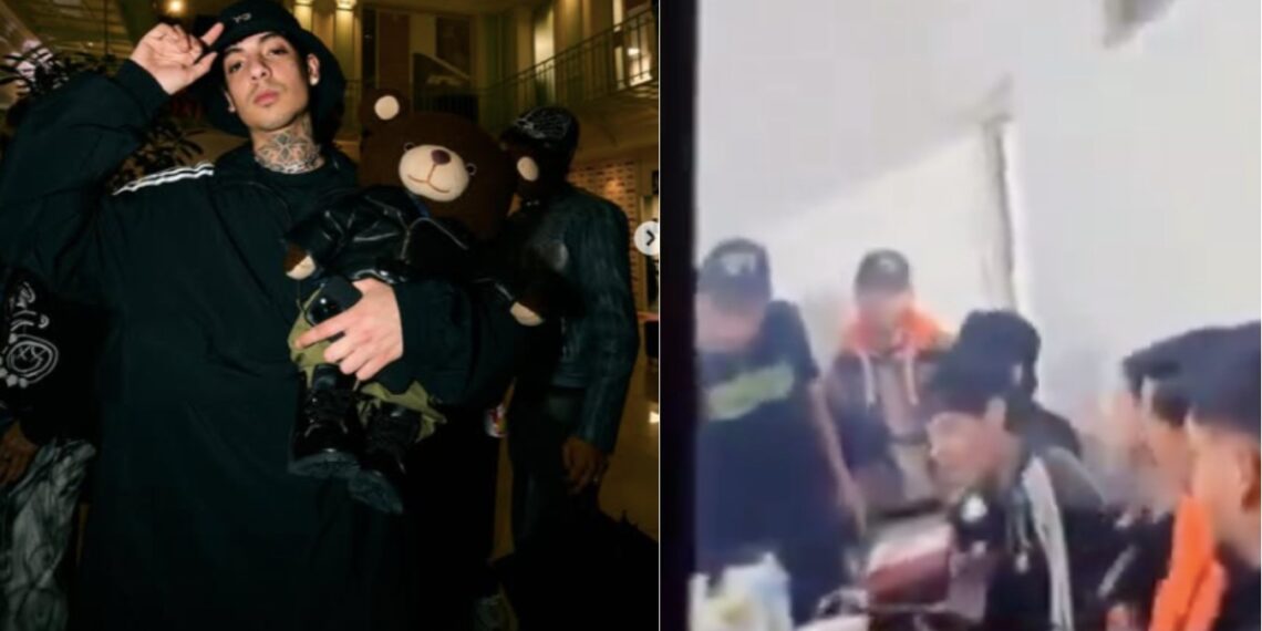 Natanael Cano en fiesta en Cereso de Hermosillo