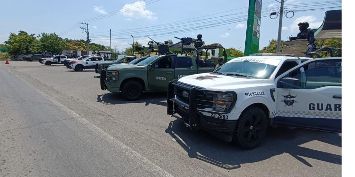 Operativo de seguridad de Michoacán