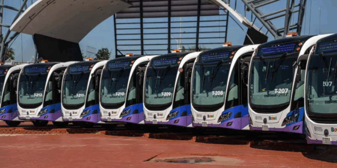 Chihuahua estrena 40 nuevos autobuses Bowí con tecnología de última generación