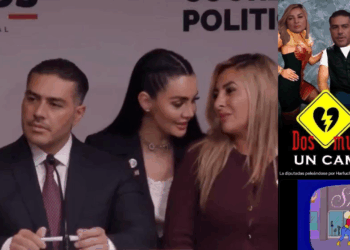 Las redes se llenan de memes por la “pelea” de diputadas de Morena para estar junto a Omar García Harfuch