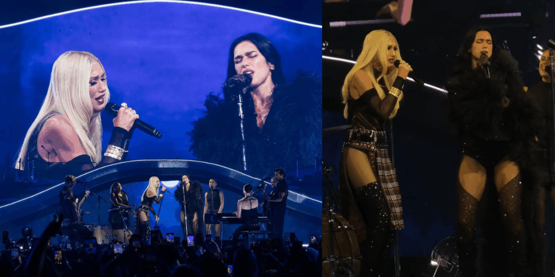 Dua Lipa sorprende al público al invitar a Gwen Stefani para cantar “Don’t Speak” en Los Ángeles