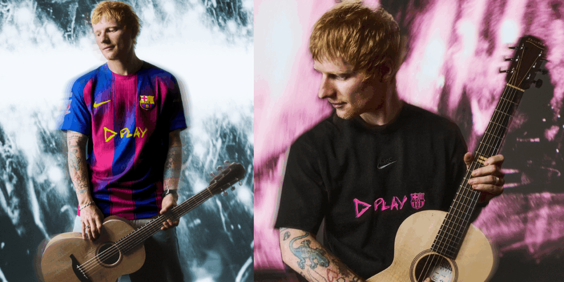 FC Barcelona estrena jersey en colaboración con Ed Sheeran