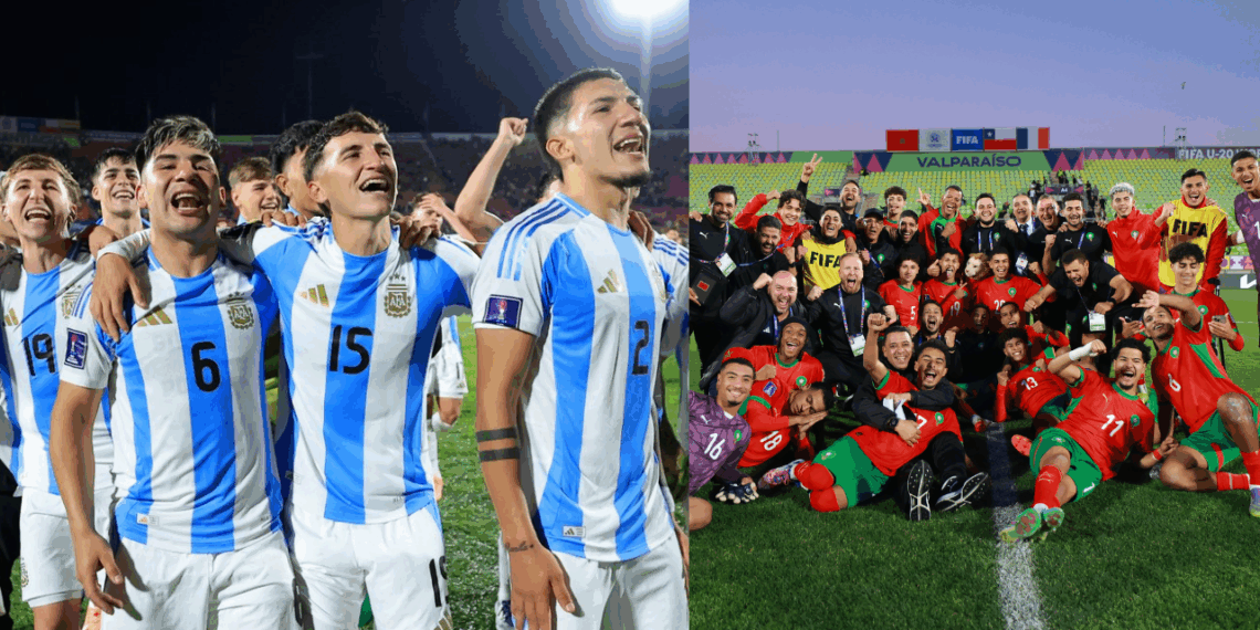 Argentina y Marruecos se enfrentarán en la final del Mundial Sub-20
