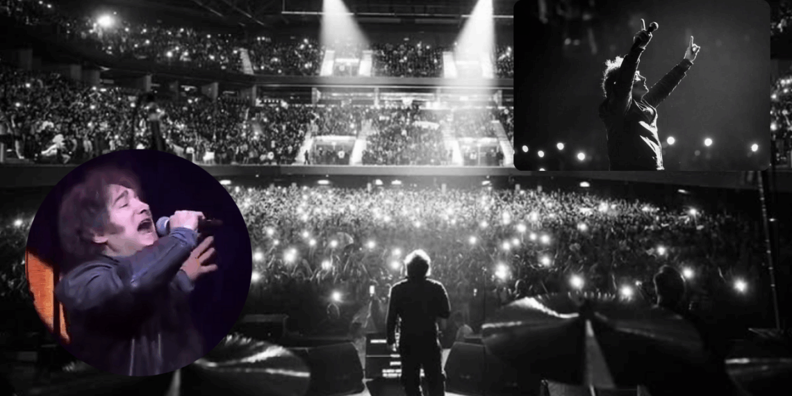 Milei realiza concierto de rock mientras Argentina atraviesa una dura crisis económica