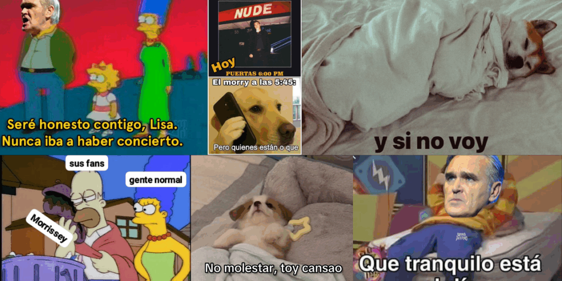 Los mejores memes de la cancelación de los conciertos de Morrisey en México