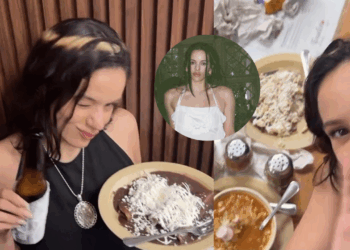 Rosalía sorprende al comer en restaurante popular de la CDMX