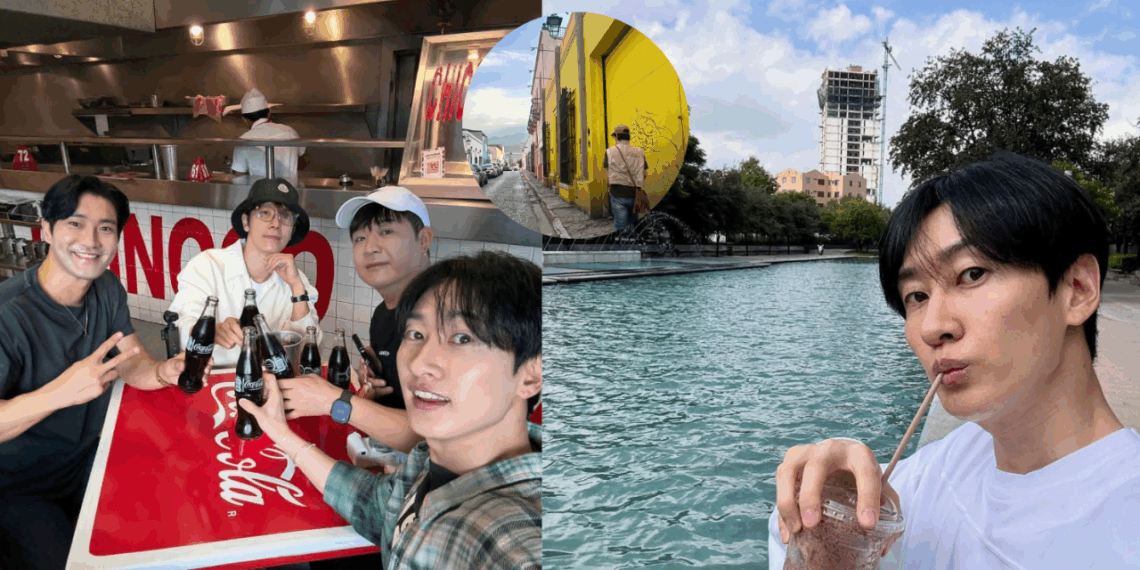 Super Junior pasean en Monterrey antes de su concierto