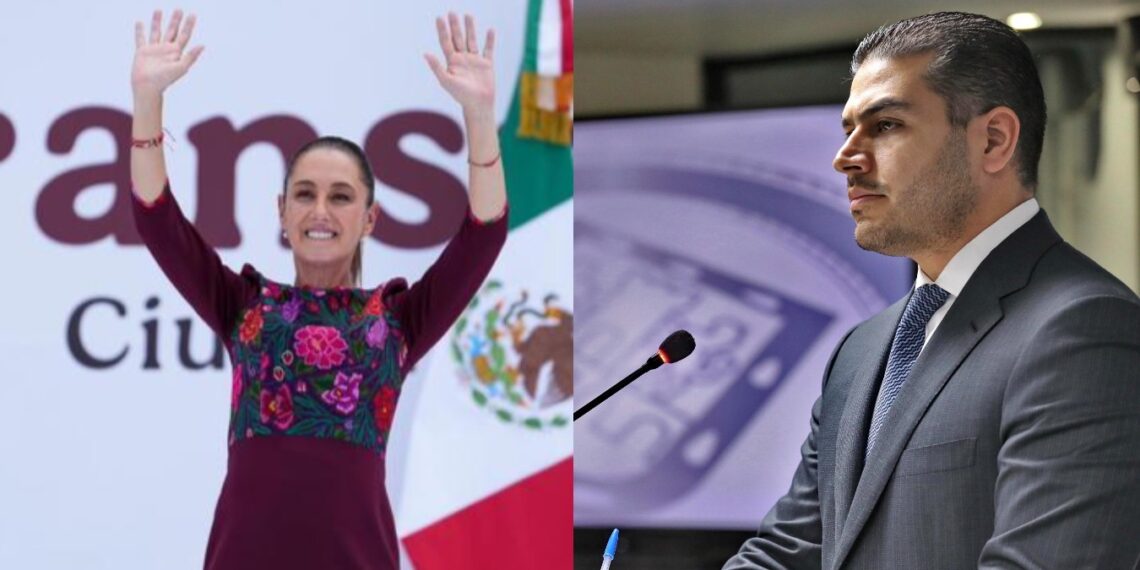 Omar García Harfuch y Claudia Sheinbaum