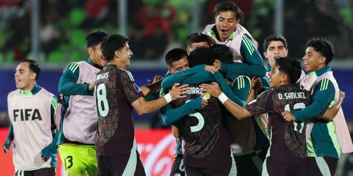 México Sub 20 golea a Chile 4-1